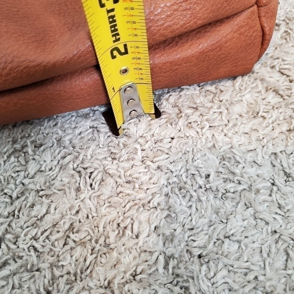 FAUX Leather Steve Madden Brown Pouch